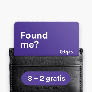 Etiqet pasje  •  8 + 2 gratis