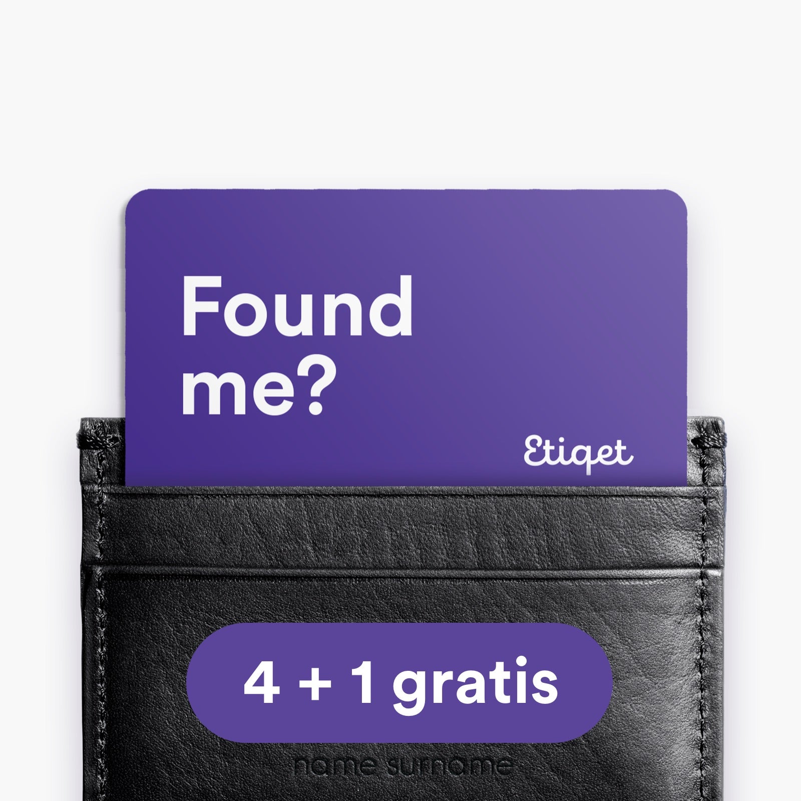 Etiqet pasje  •  4 + 1 gratis